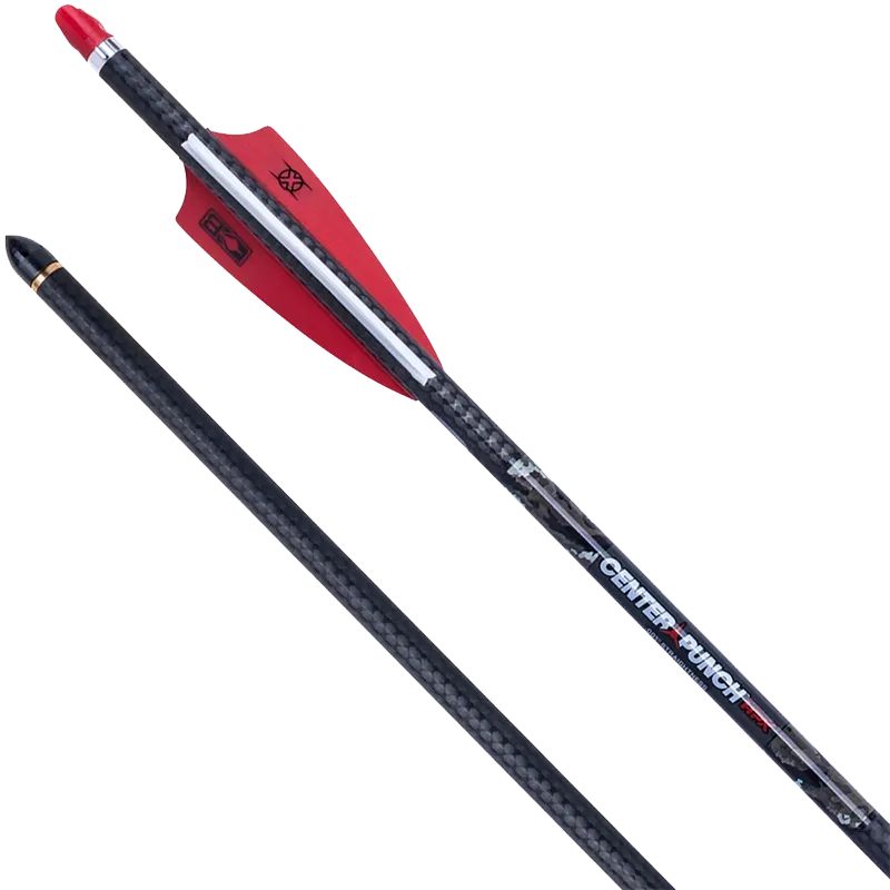 20" CenterPunch HPX Premium Carbon Crossbow Arrows