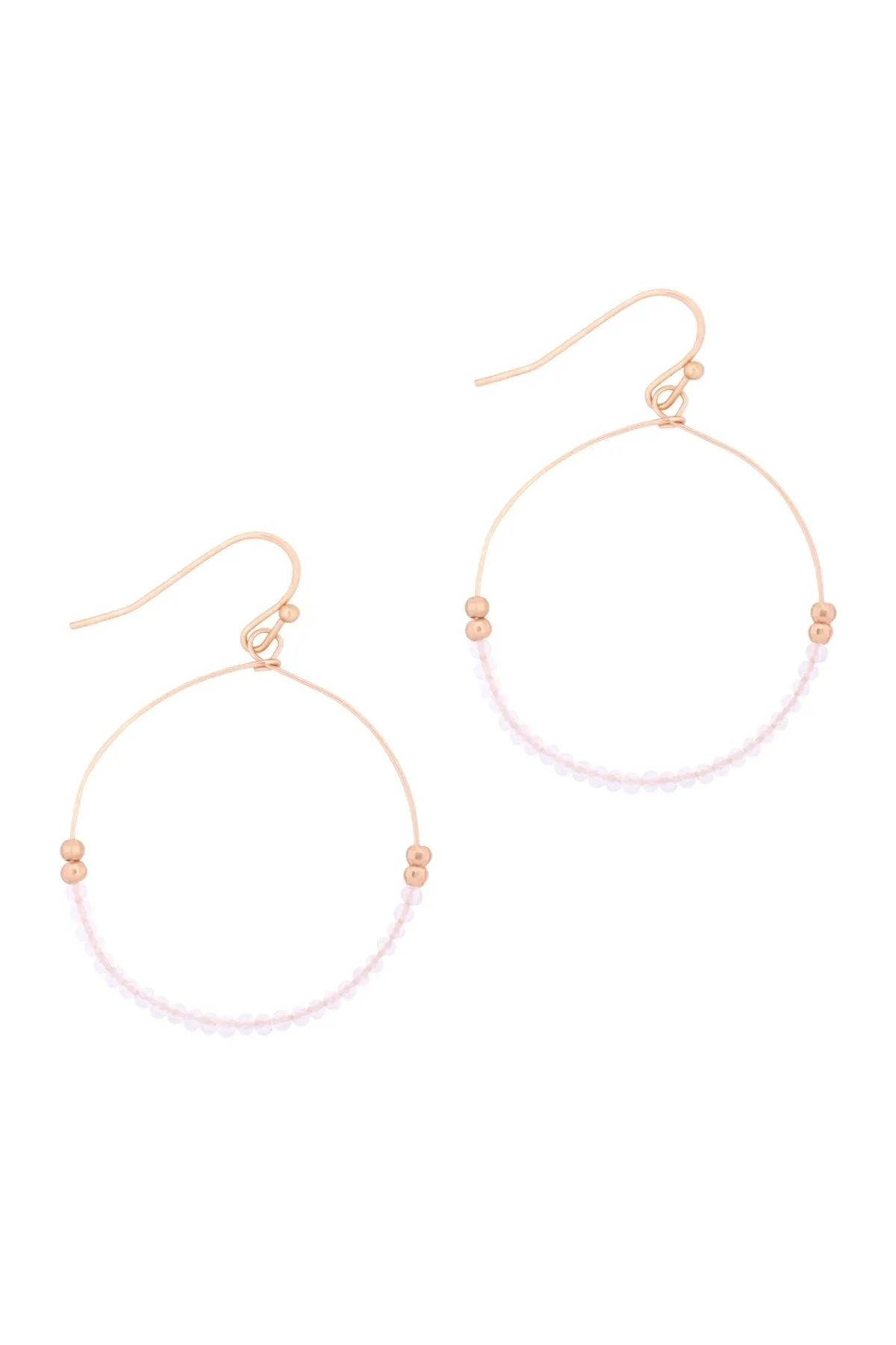 26805 - Glass Bead Round Earrings