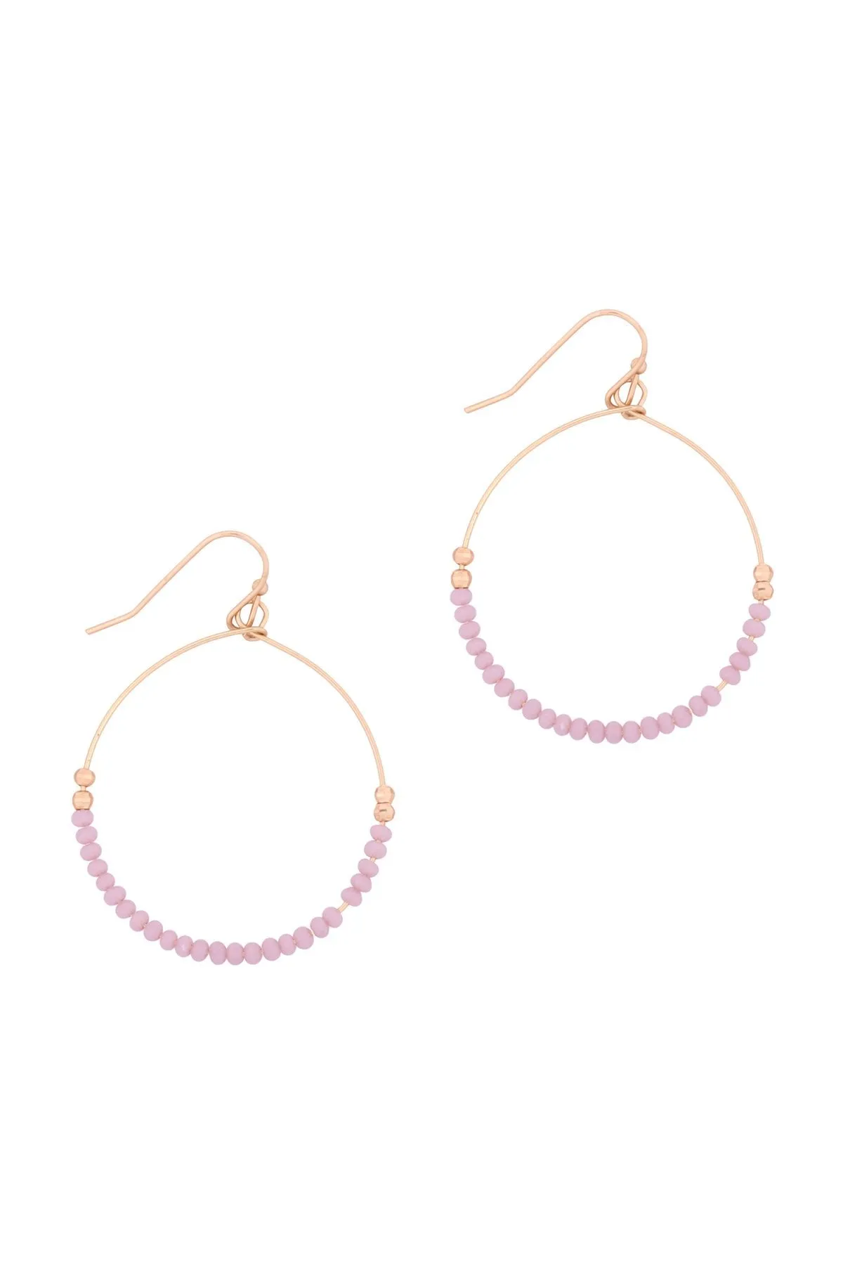 26805 - Glass Bead Round Earrings