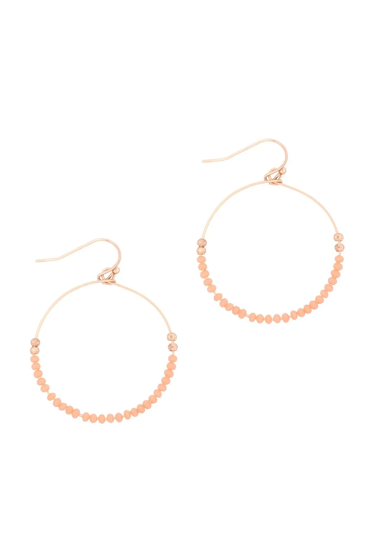 26805 - Glass Bead Round Earrings
