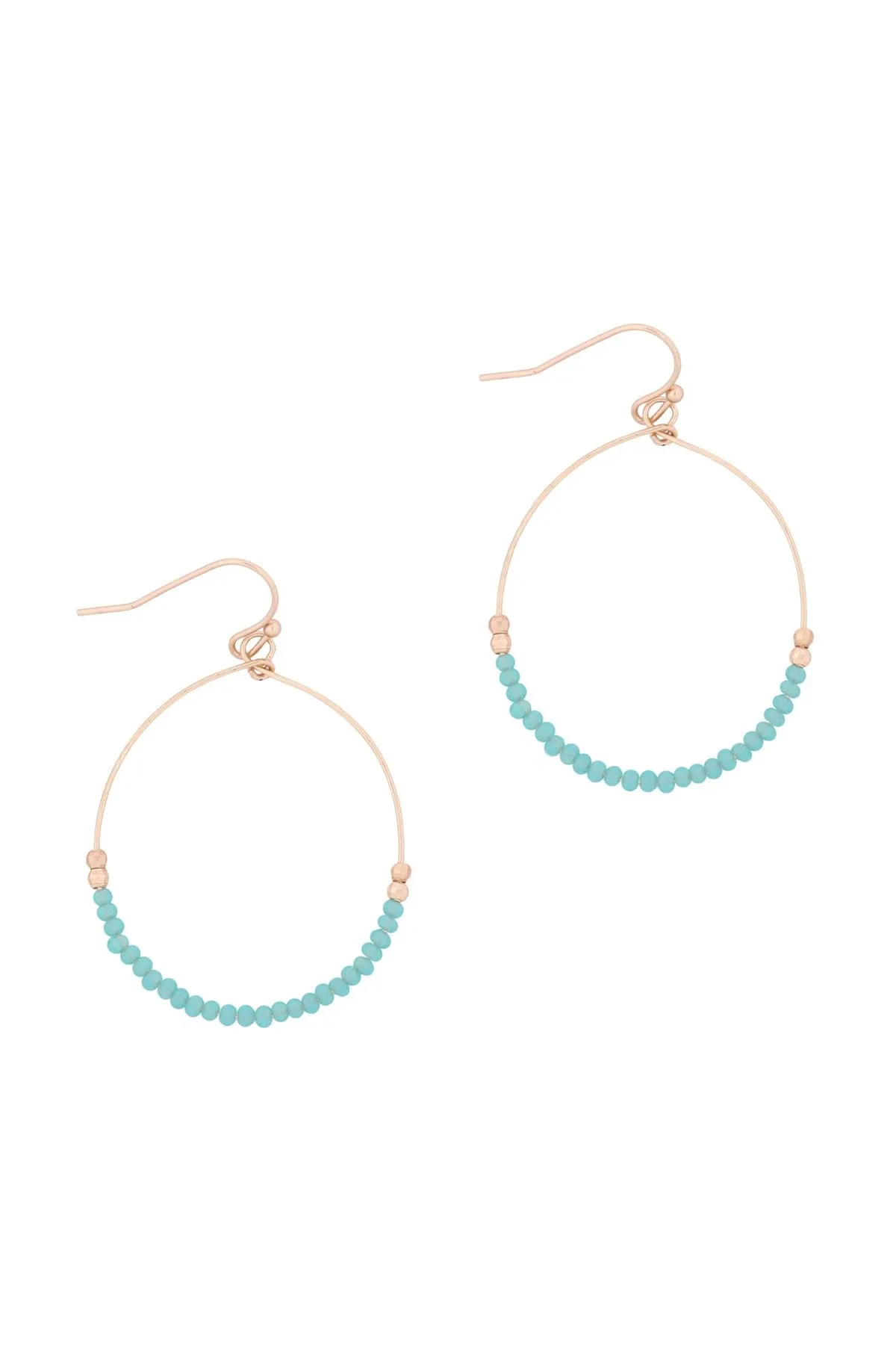 26805 - Glass Bead Round Earrings