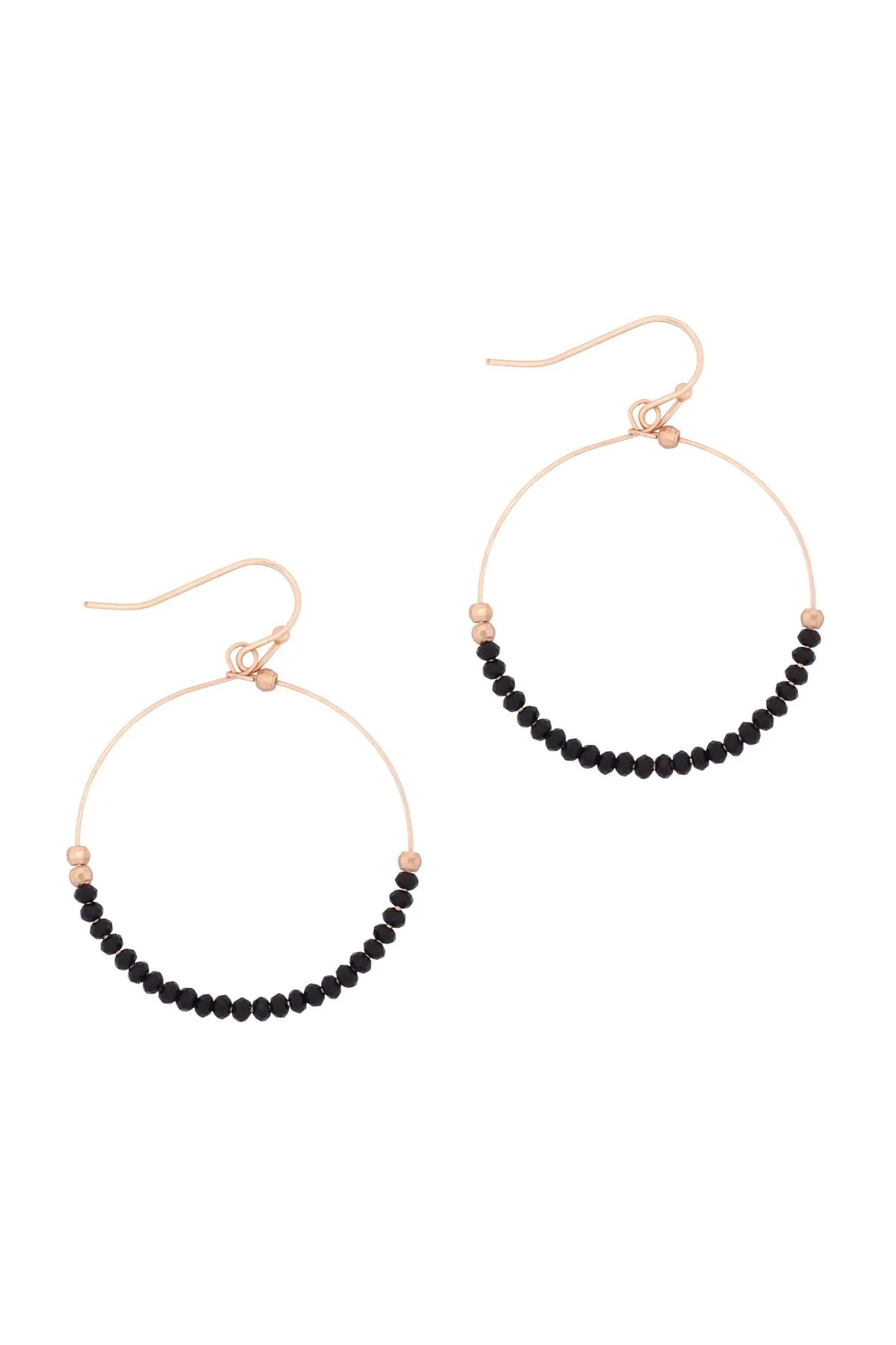 26805 - Glass Bead Round Earrings