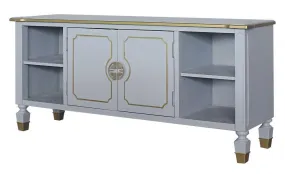 ACME House Marchese TV Stand in Pearl Gray 91993