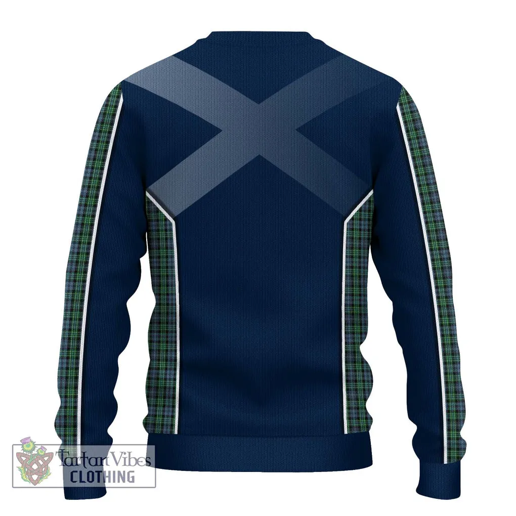 Arbuthnot Tartan Ugly Sweater with Family Crest and Lion Rampant Vibes Sport Style