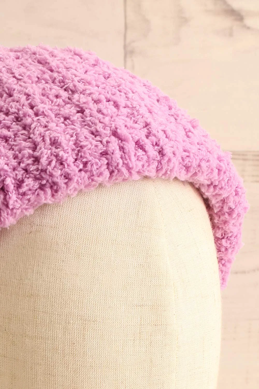 Ater Lavender | Soft Knit Rolled Up Tuque