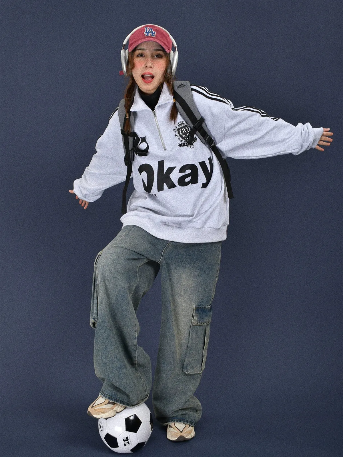 c2 "Okay" Polo Sweater