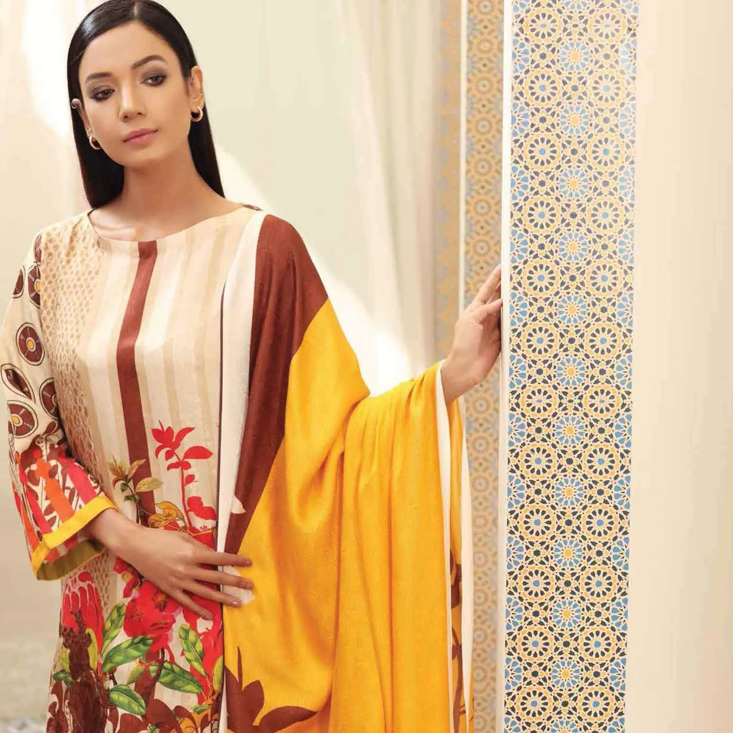 Charizma Embroidered Silk Jacquard Collection 2019 – CC-35