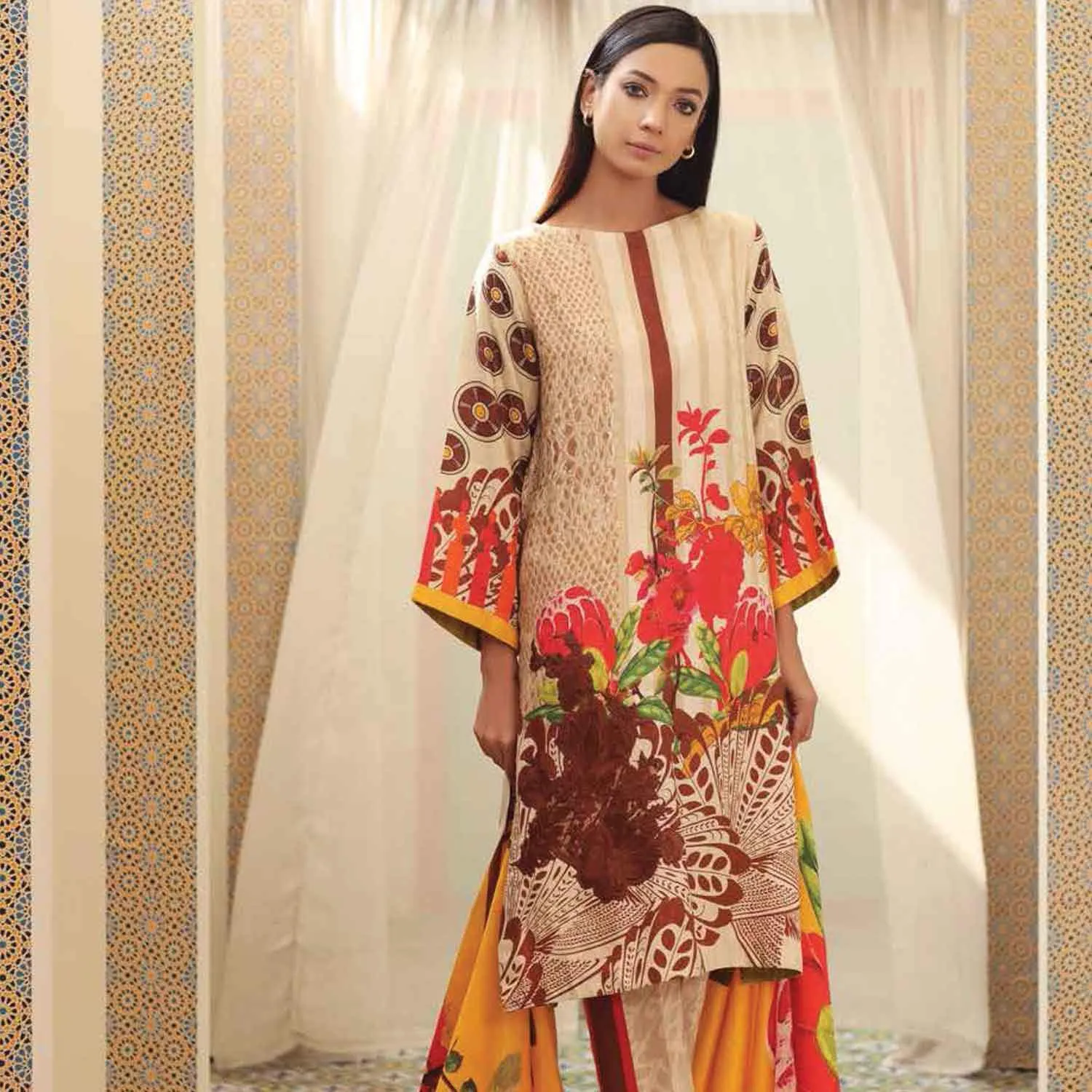 Charizma Embroidered Silk Jacquard Collection 2019 – CC-35