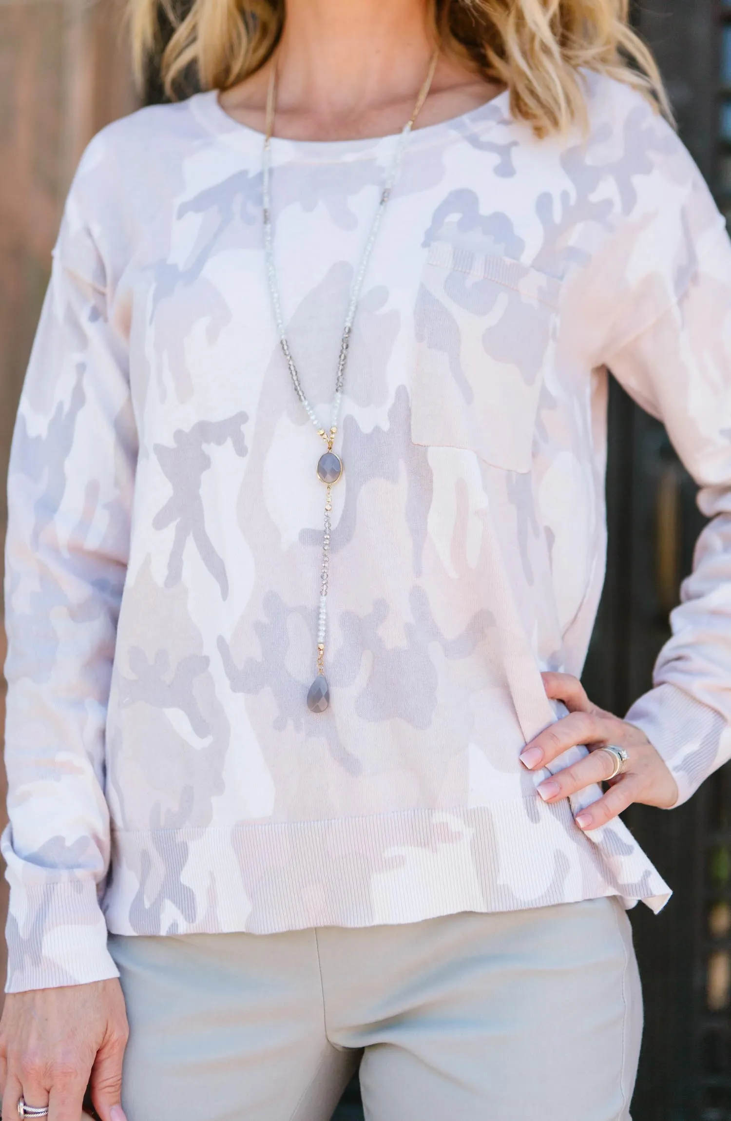 Charming Camo Long-Sleeve FINAL SALE