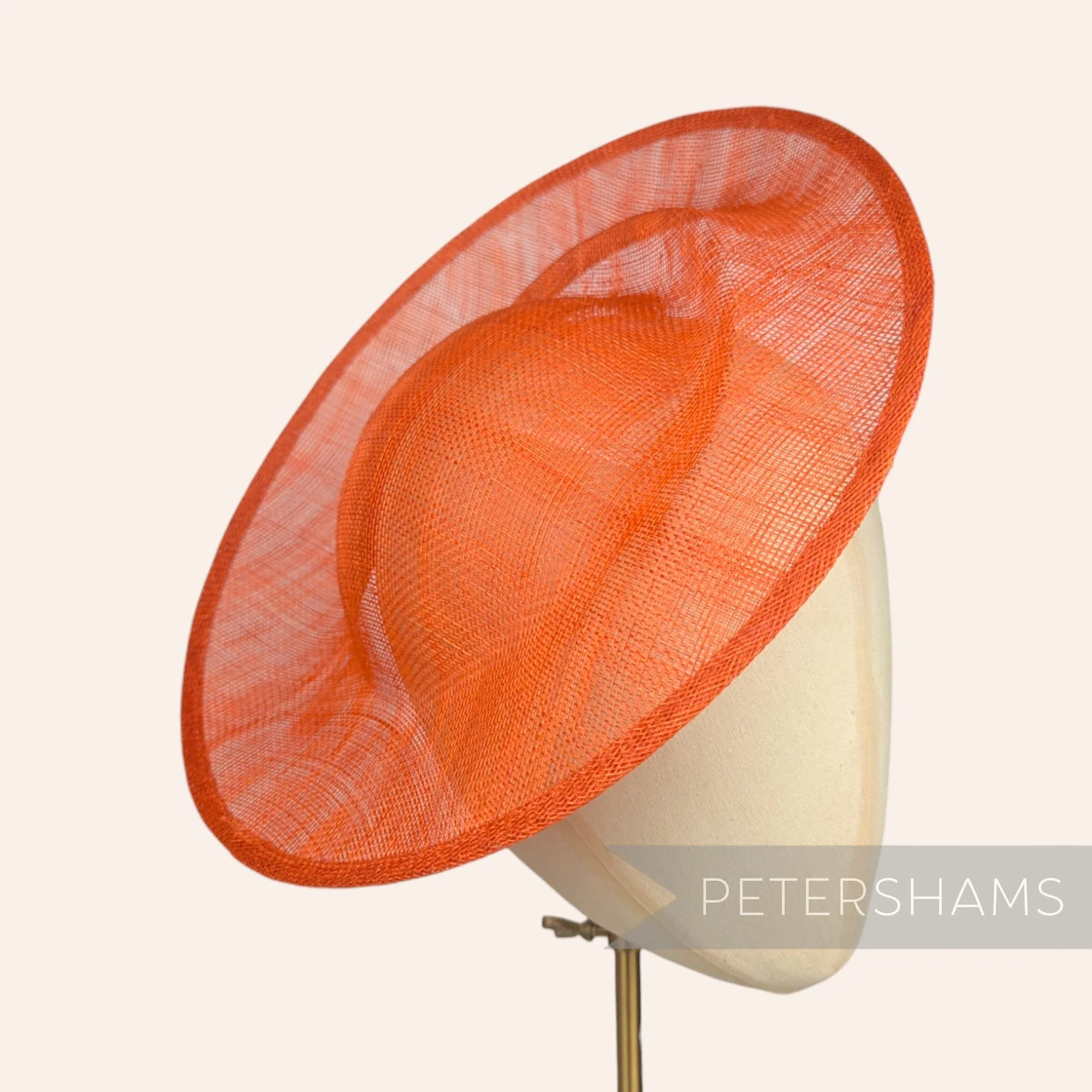 'Cindy' Sinamay Orbital Pleat Fascinator Hat Base