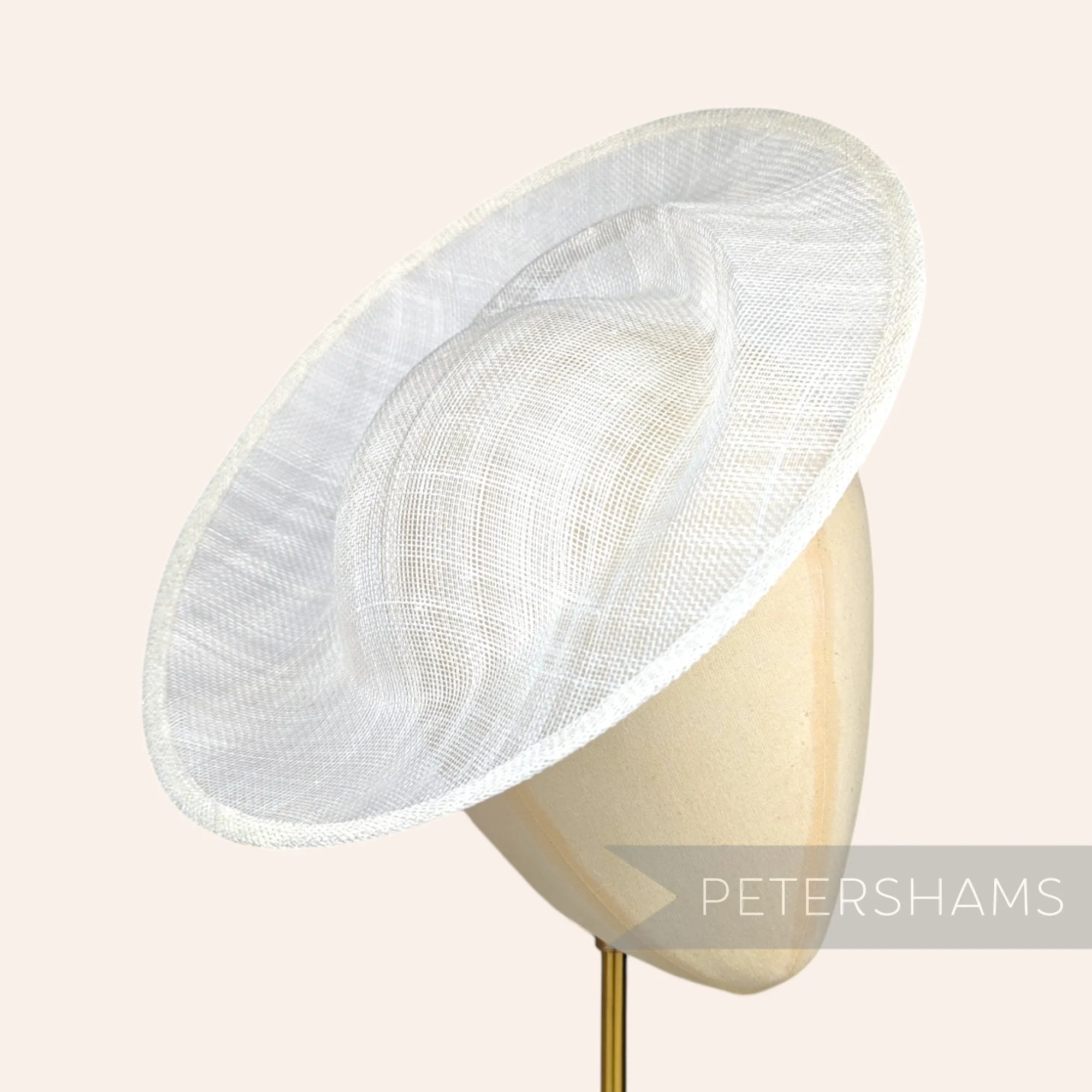 'Cindy' Sinamay Orbital Pleat Fascinator Hat Base