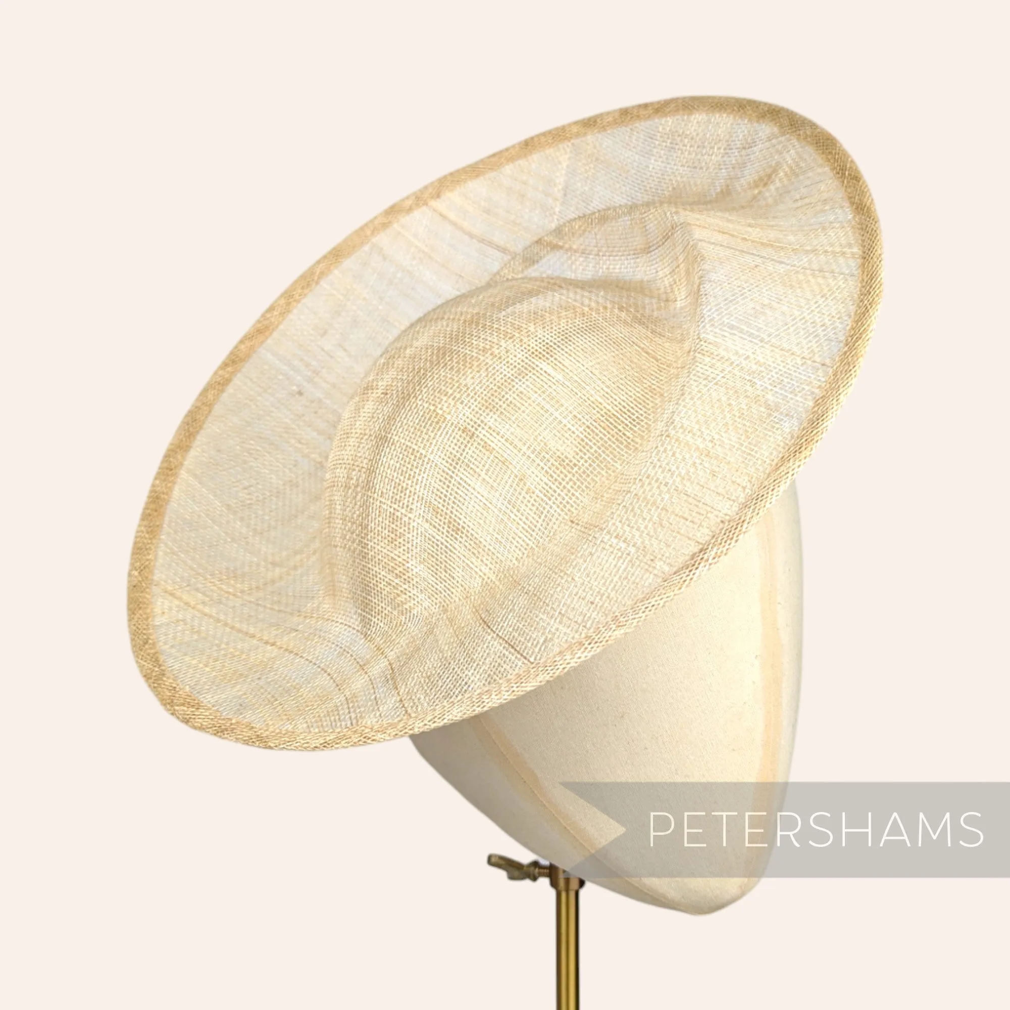 'Cindy' Sinamay Orbital Pleat Fascinator Hat Base