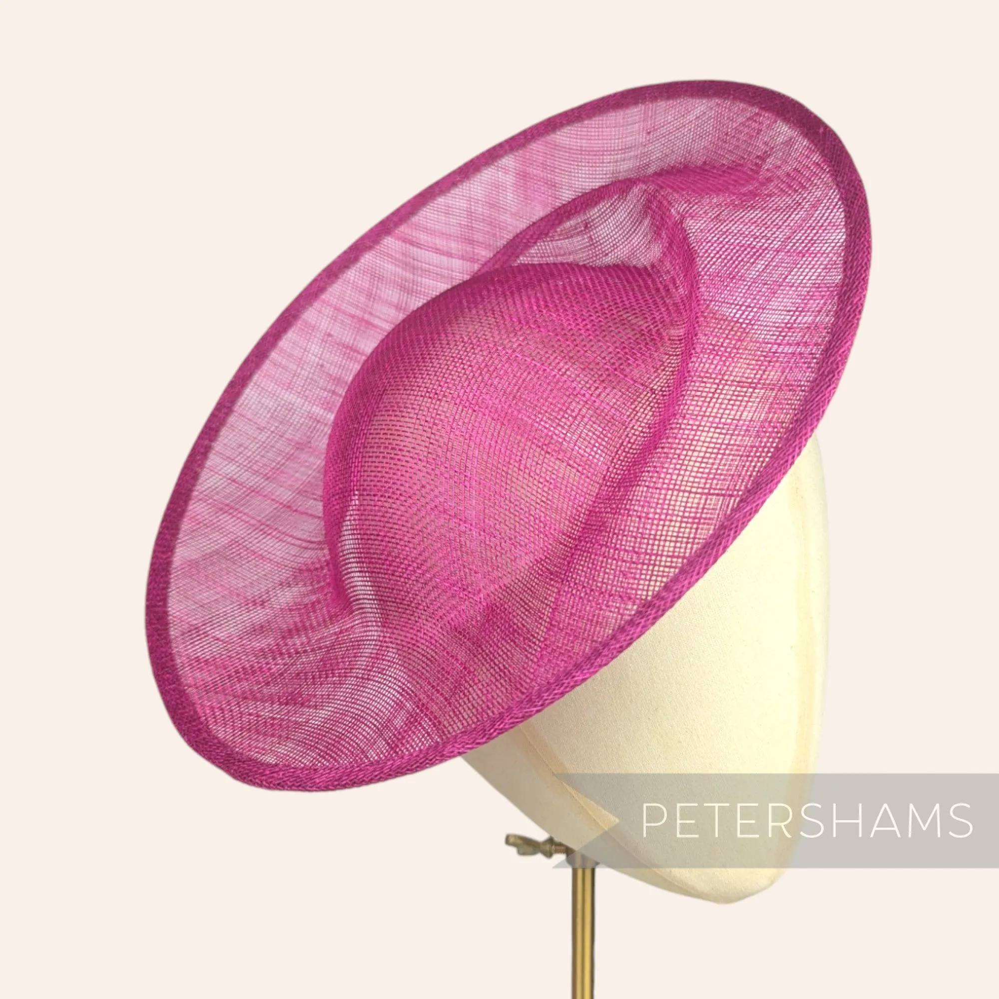 'Cindy' Sinamay Orbital Pleat Fascinator Hat Base
