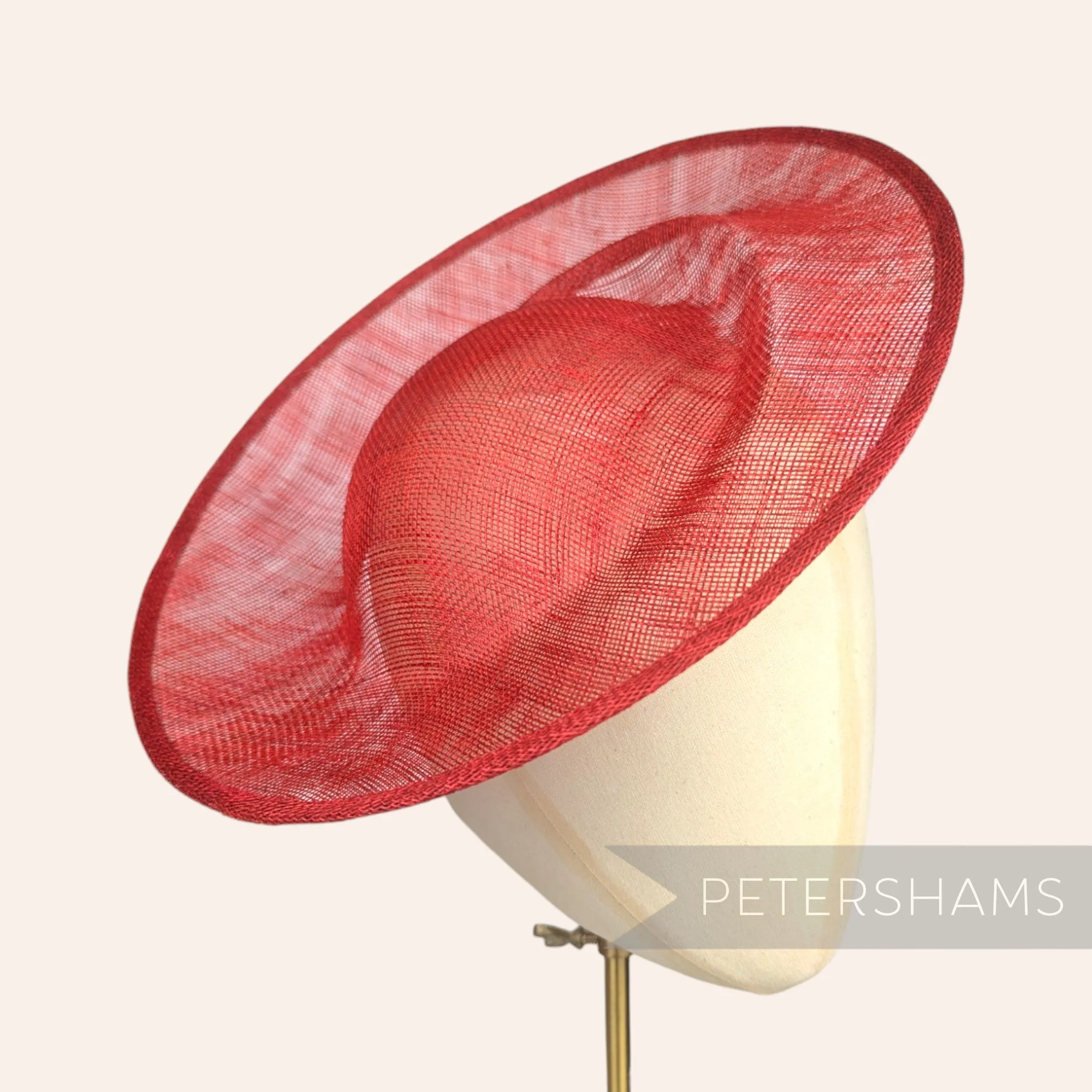 'Cindy' Sinamay Orbital Pleat Fascinator Hat Base