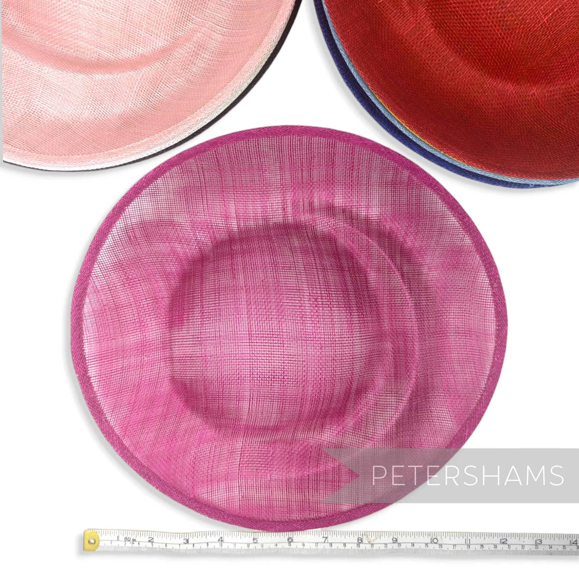'Cindy' Sinamay Orbital Pleat Fascinator Hat Base