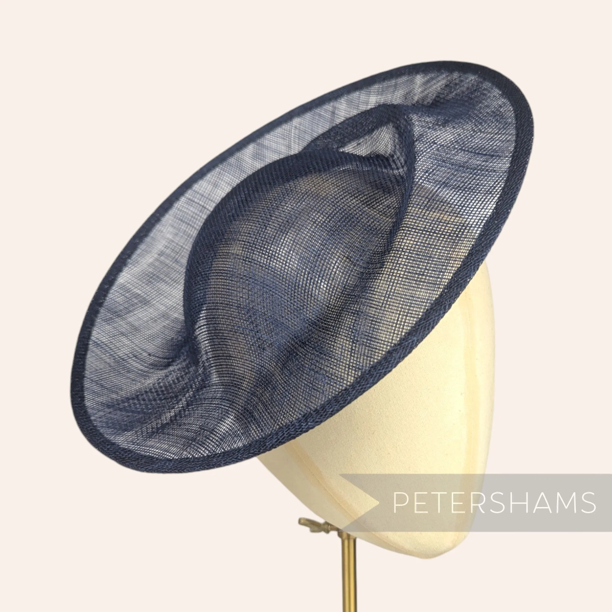 'Cindy' Sinamay Orbital Pleat Fascinator Hat Base