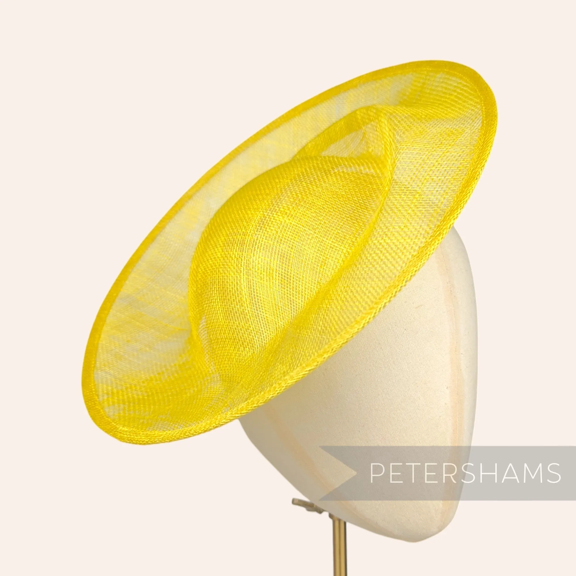 'Cindy' Sinamay Orbital Pleat Fascinator Hat Base
