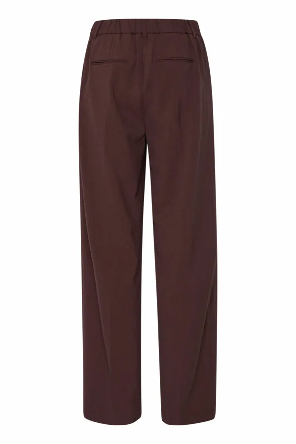 Danta Wide Leg Pants - Hot Chocolate