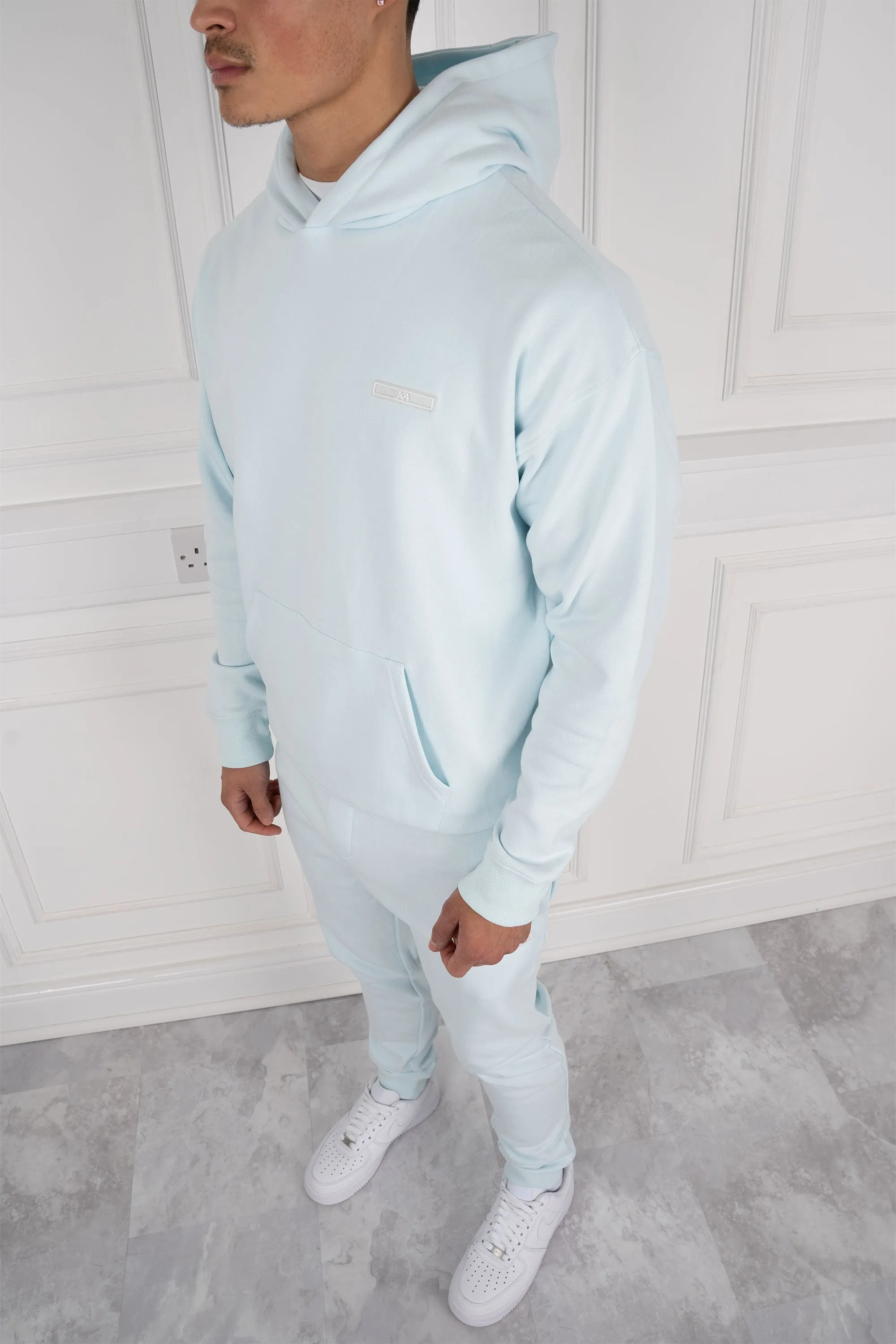 Day To Day Slim Fit Hoodie - Pastel Blue