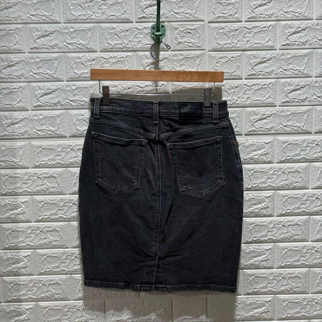 Denim Pencil Skirt
