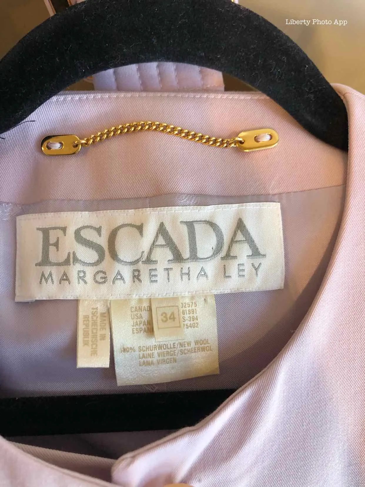 ESCADA Lavender Buckle Skirt Suit | 4