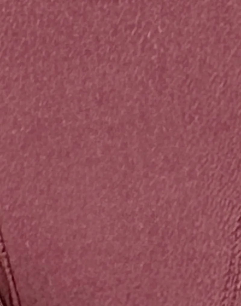 Farida Bikini Bottom in Deep Mauve