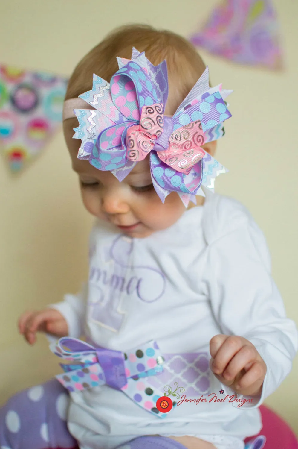 Girls First Birthday Outfit, Shirt or Onepiece, Bloomers, Hairbow, Headband, and Baby Legs, long or short sleeves