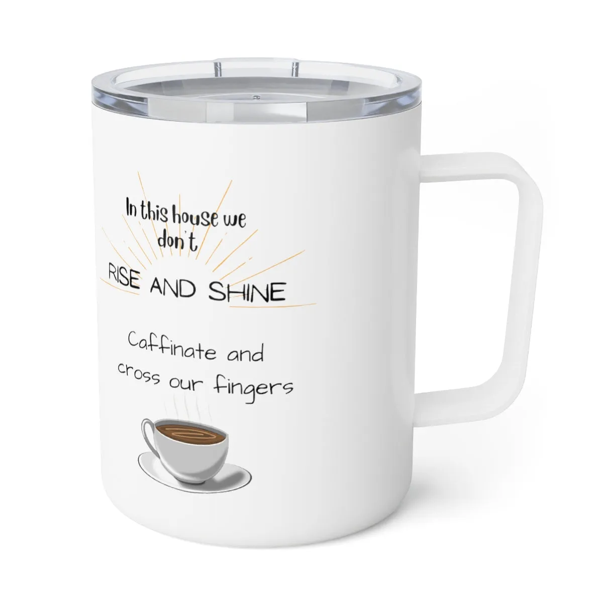 Insulated Coffee Mug, 10oz