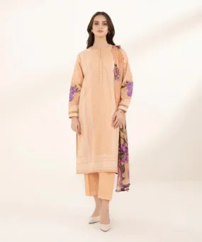Lawn '24 - 3 Piece - Embroidered Lawn Suit U3Pedy24V127