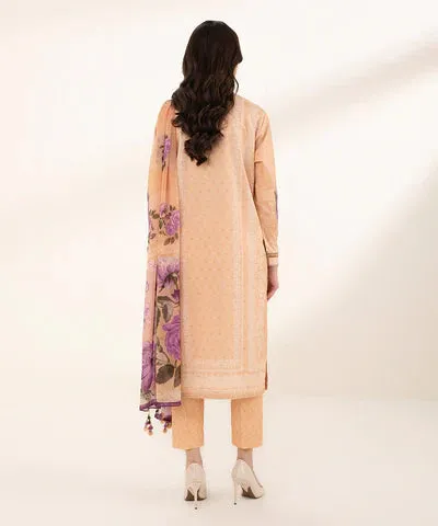 Lawn '24 - 3 Piece - Embroidered Lawn Suit U3Pedy24V127