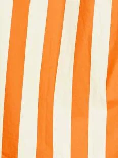 Lucky Stripe Shirt - Dark Orange & Pastel Lemon