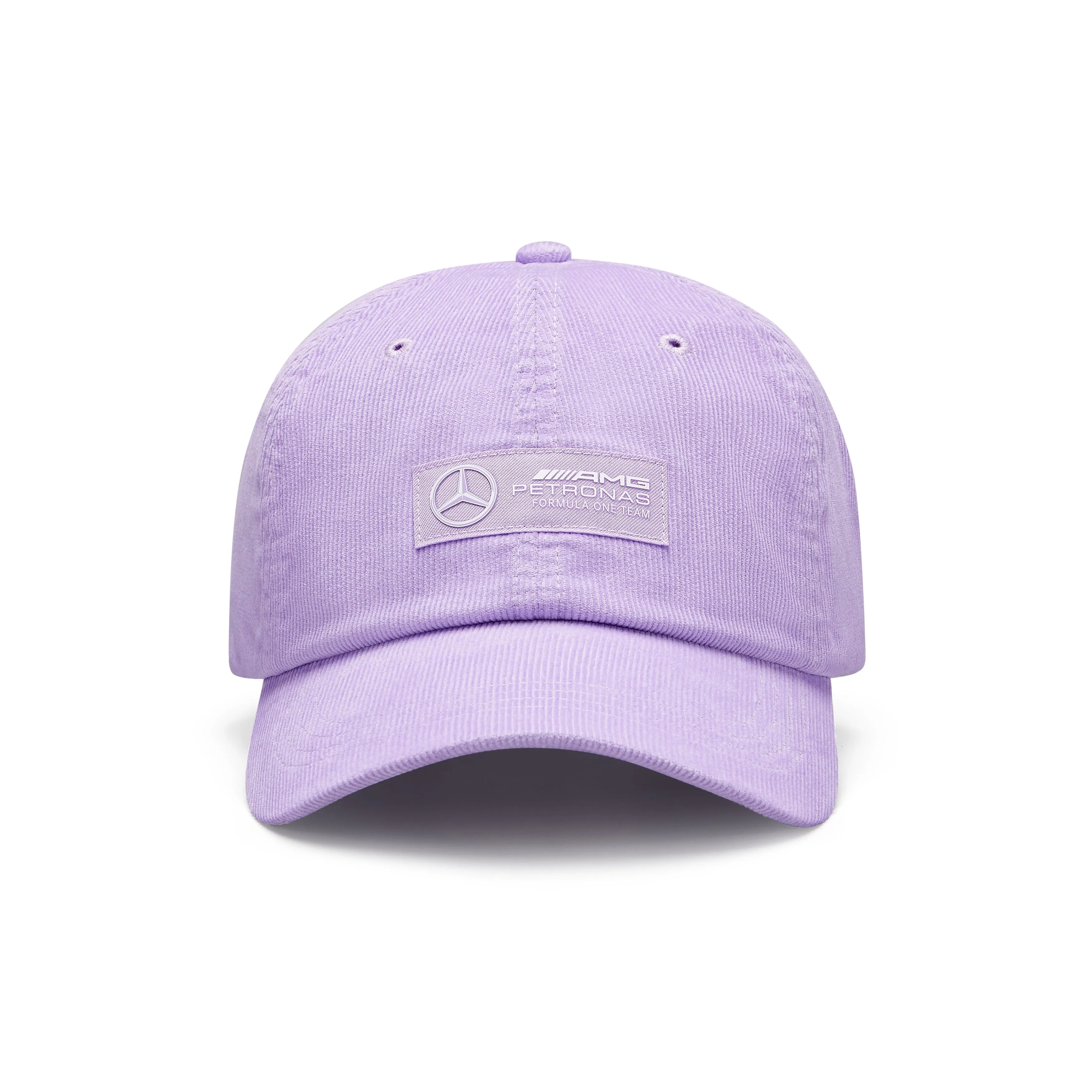 Mercedes AMG Petronas F1 Retro Cord Dad Baseball Hat - Mint/Lilac/Blue
