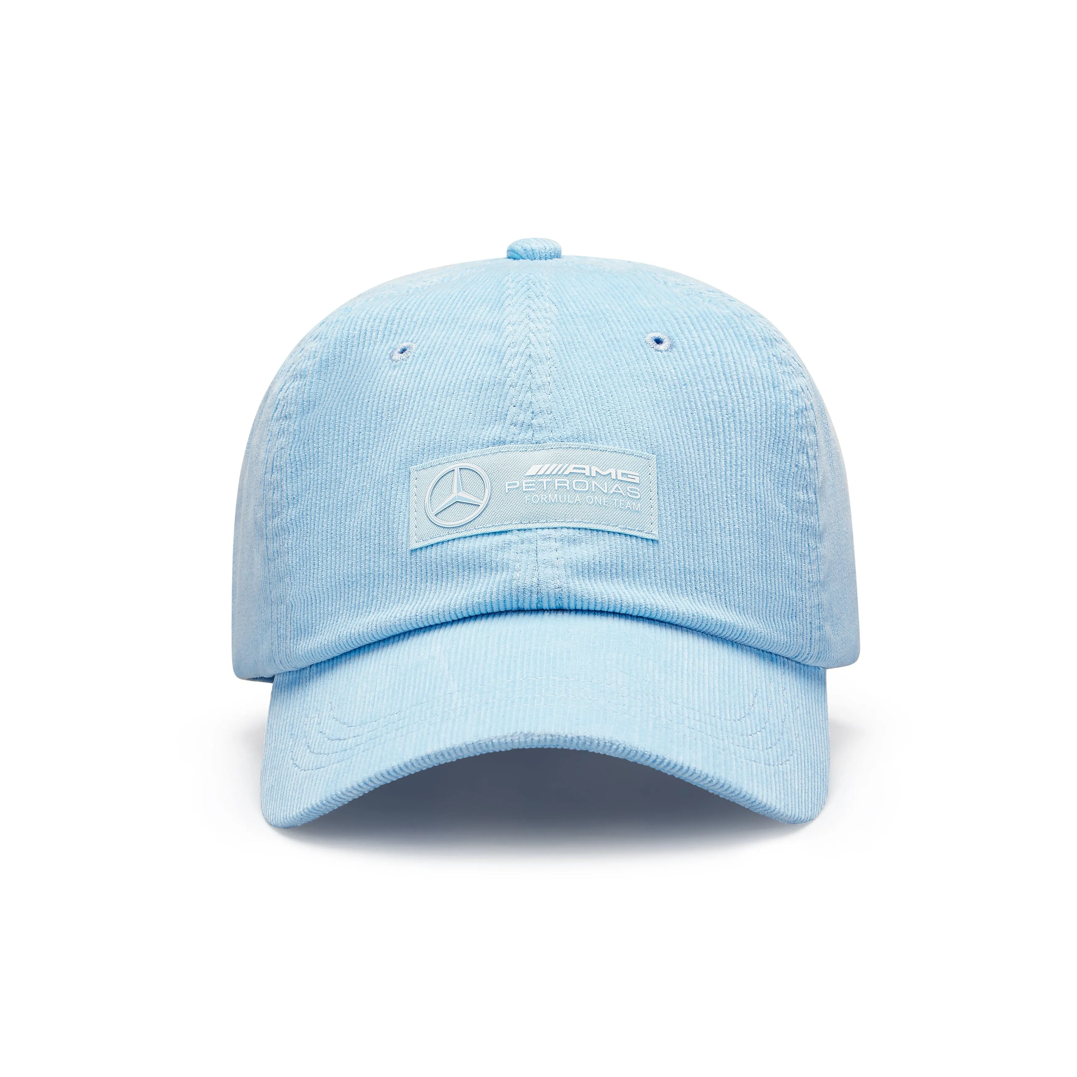 Mercedes AMG Petronas F1 Retro Cord Dad Baseball Hat - Mint/Lilac/Blue
