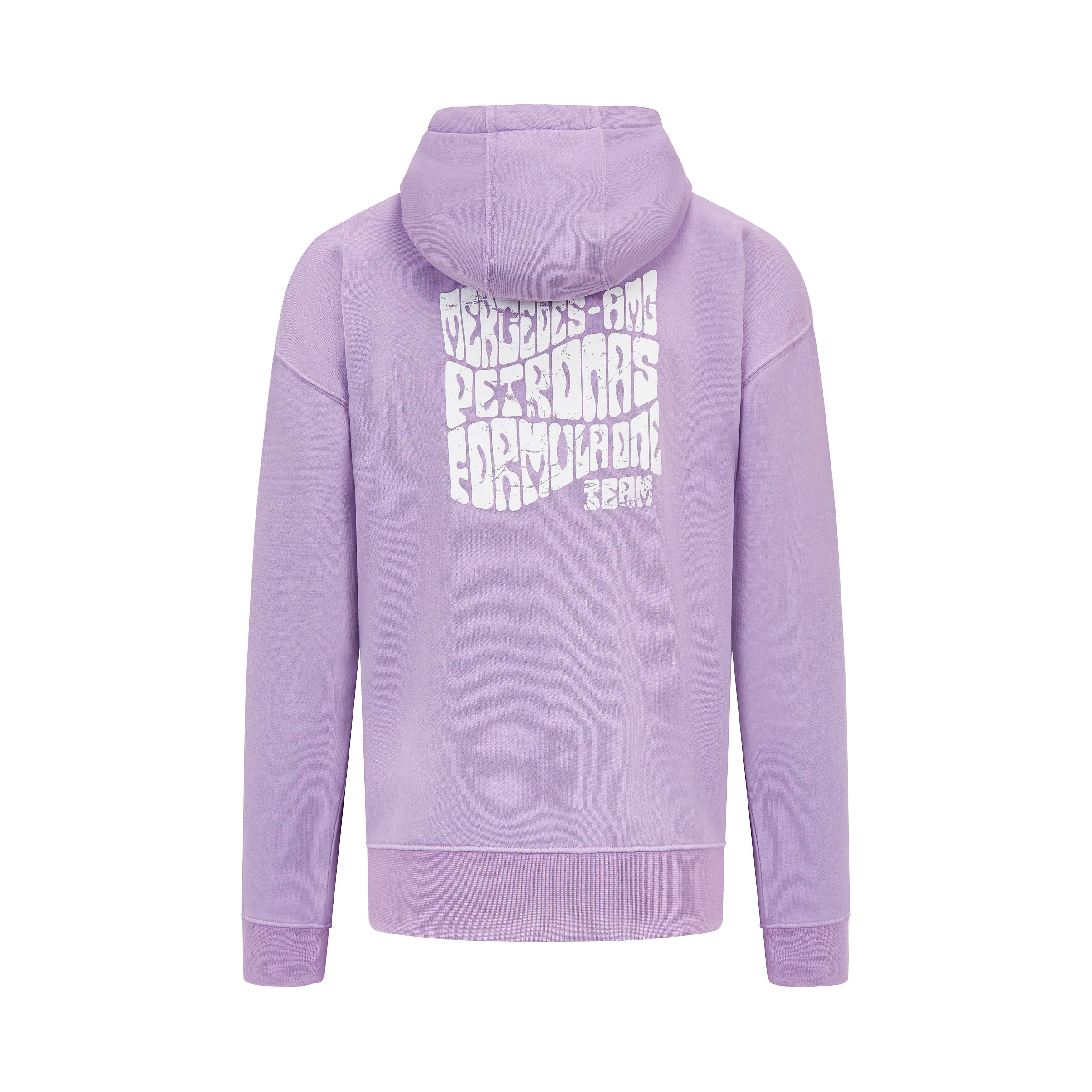 Mercedes AMG Petronas F1 Unisex Retro Hoodie - Mint/Lilac/Blue