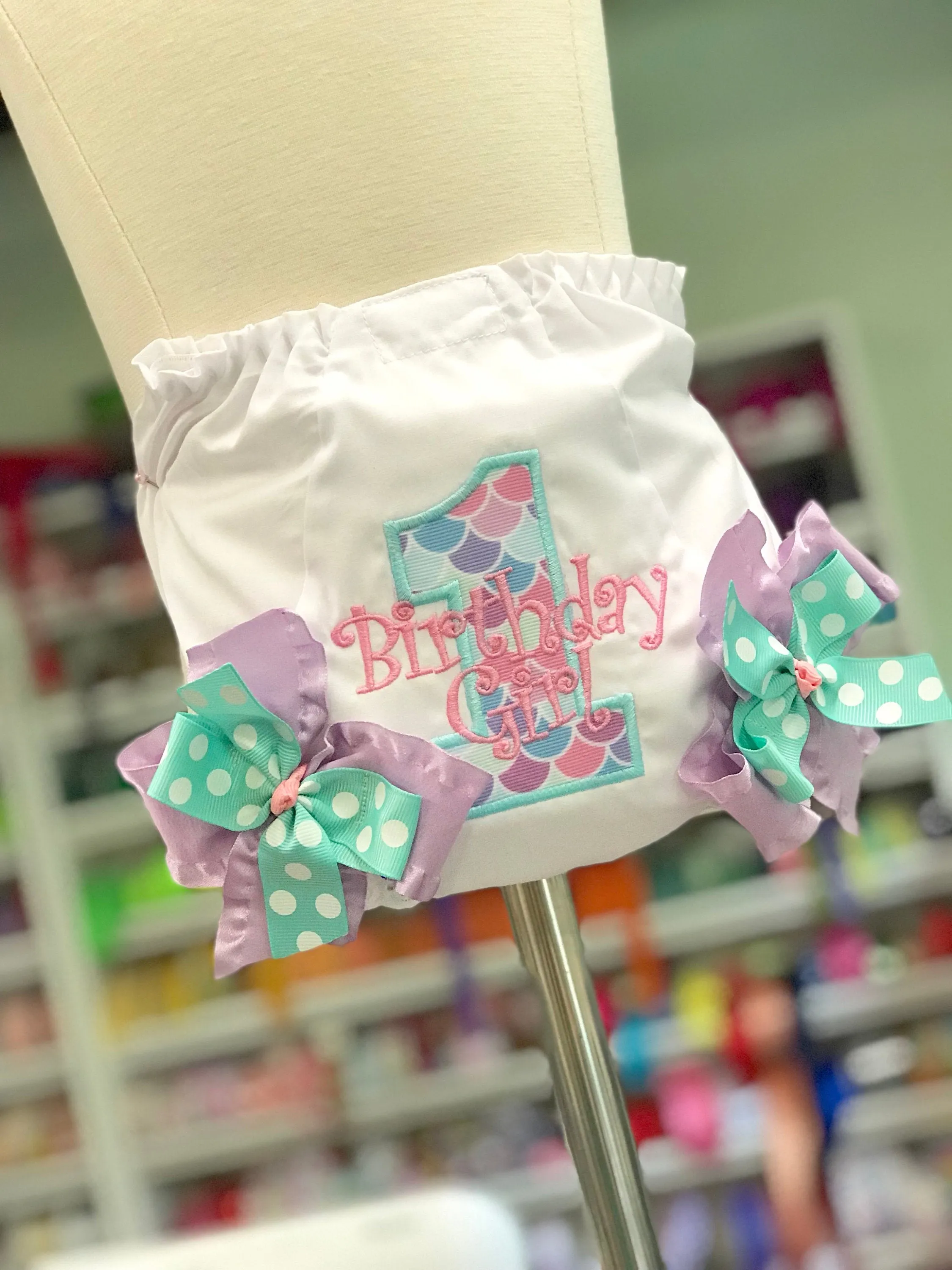 Mermaid Birthday Tutu Outfit for girls