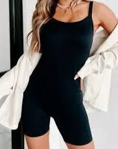 Micro Ribbed Romper
