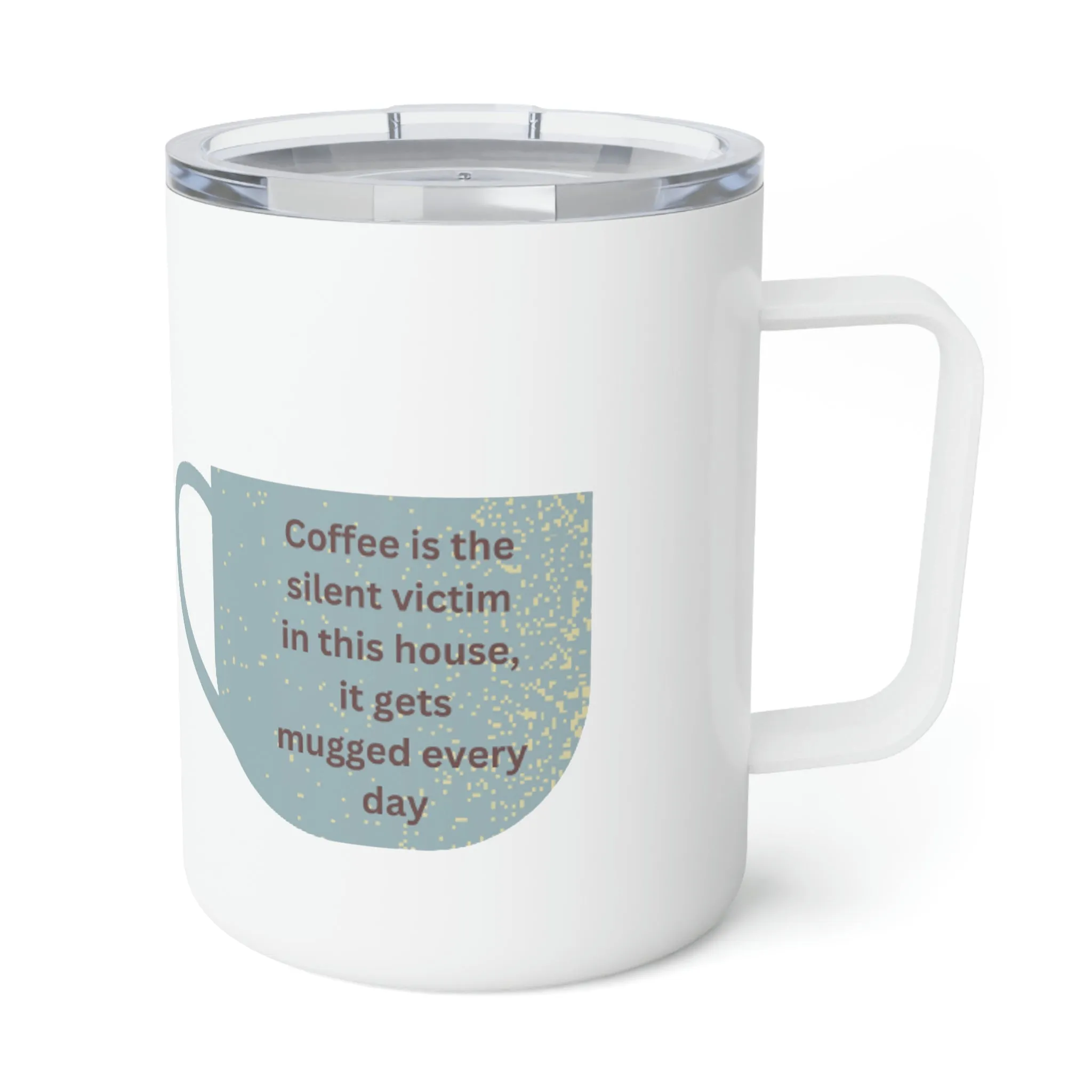 Mugged Insulated Coffee Mug, 10oz