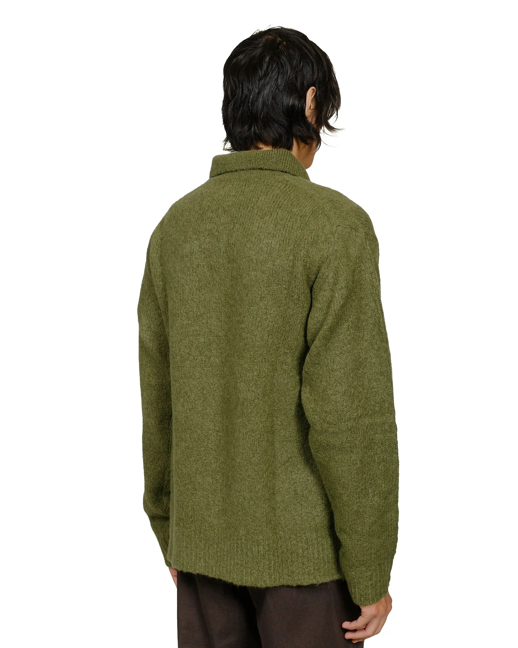 Norse Projects Rasmus Relaxed Brushed Polo Ivy Green