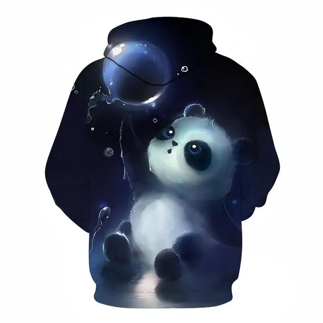 Panda Zip Hoodie