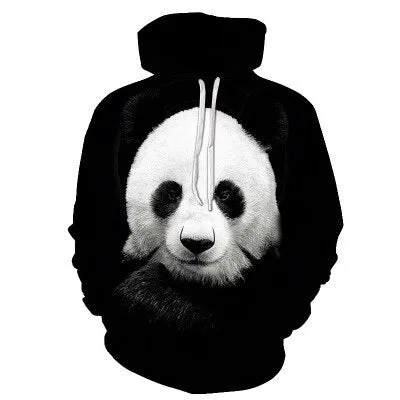Panda Zip Hoodie