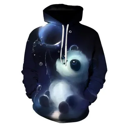 Panda Zip Hoodie