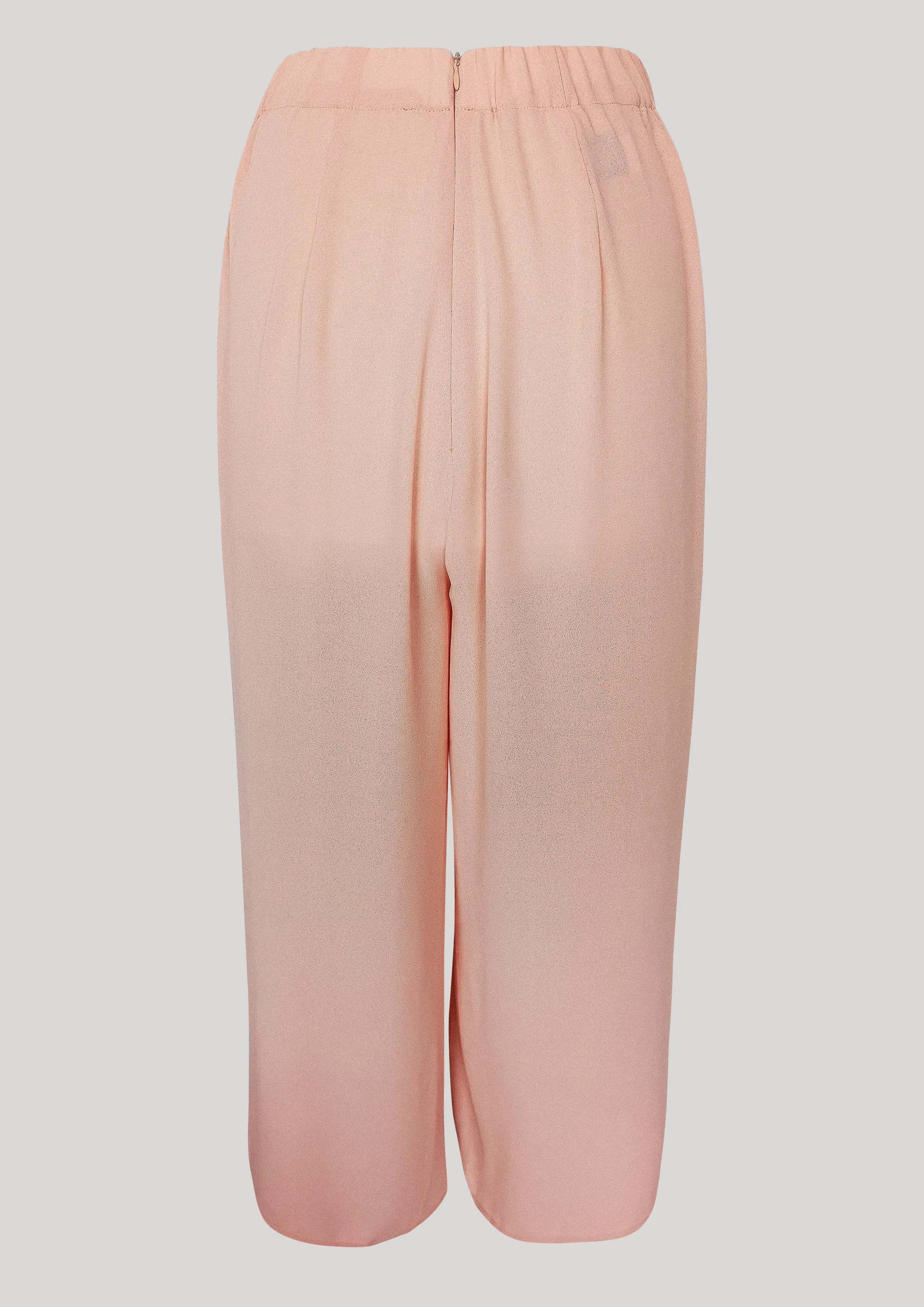 PANTS WIDE ELASTIC - peach