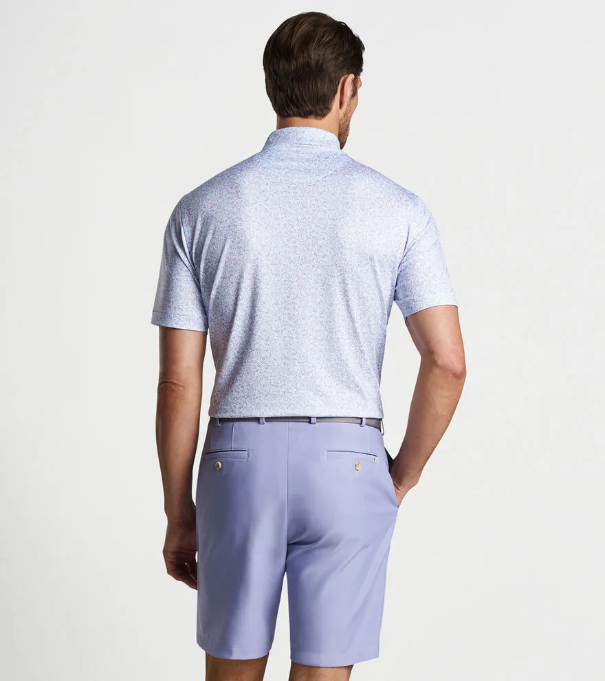 Peter Millar - Dazed and Transfused Performance Jersey Polo - White/Lavender Fog