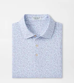 Peter Millar - Dazed and Transfused Performance Jersey Polo - White/Lavender Fog