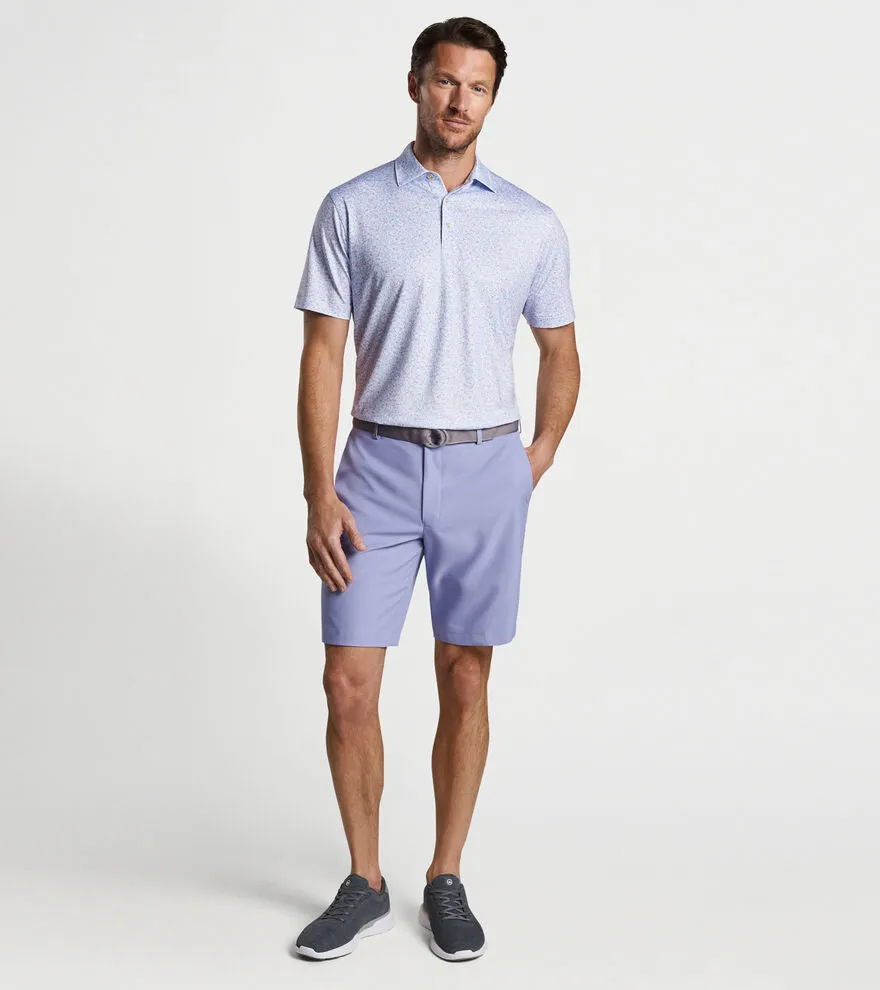 Peter Millar - Dazed and Transfused Performance Jersey Polo - White/Lavender Fog
