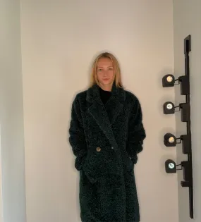 PLUSH TEDDY BEAR EMERALD COAT