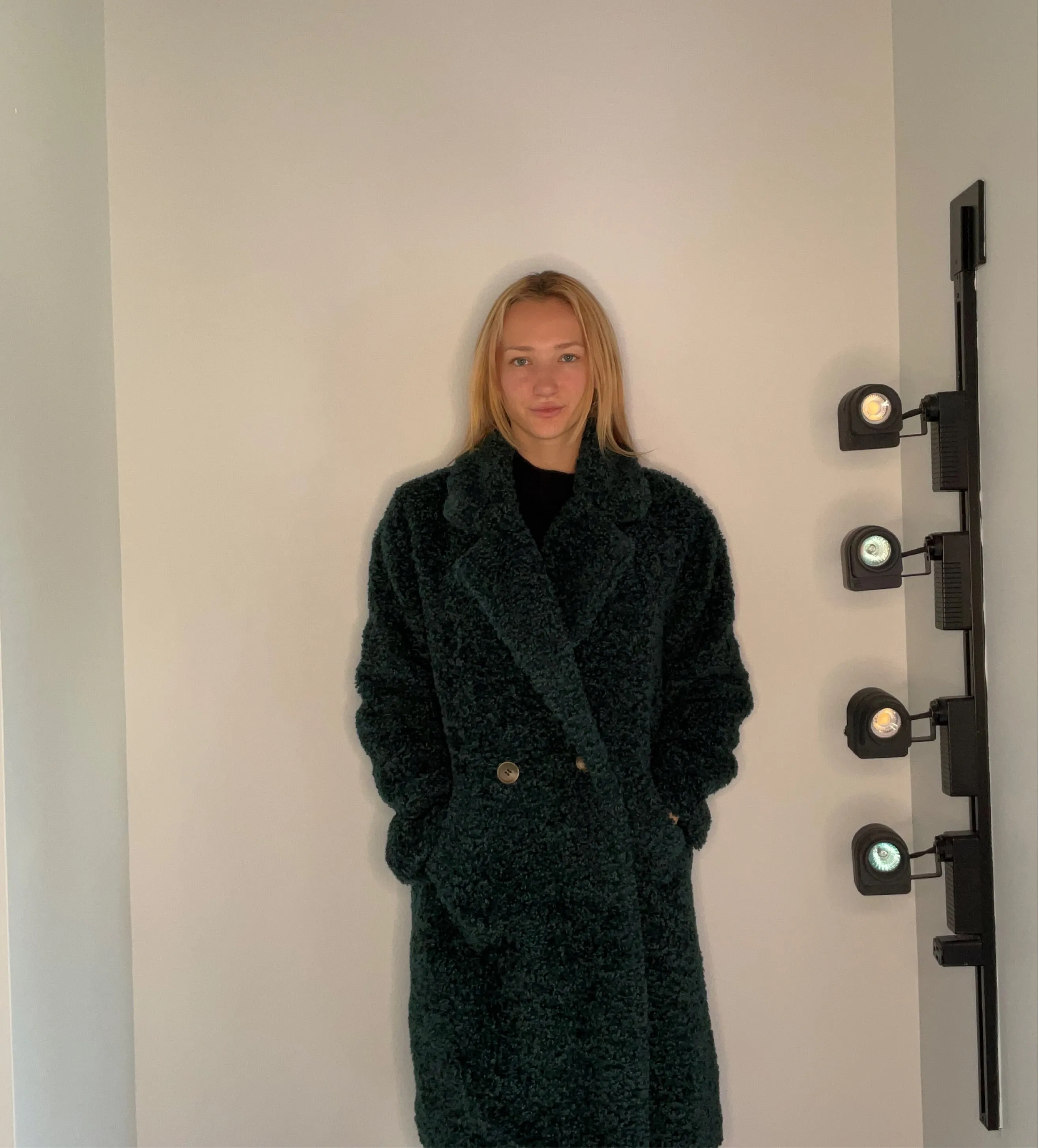 PLUSH TEDDY BEAR EMERALD COAT