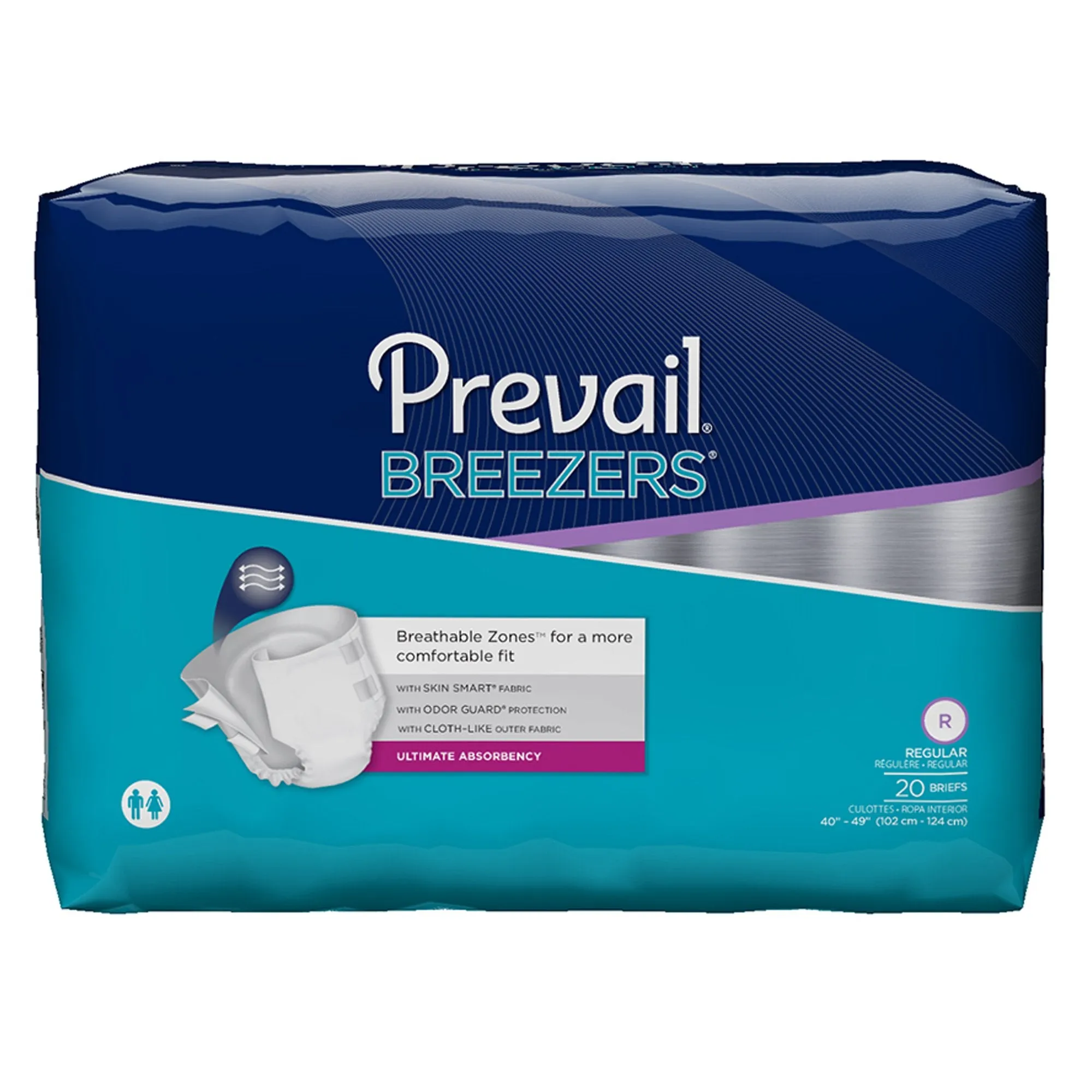 Prevail® Breezers® Ultimate Incontinence Brief, Regular