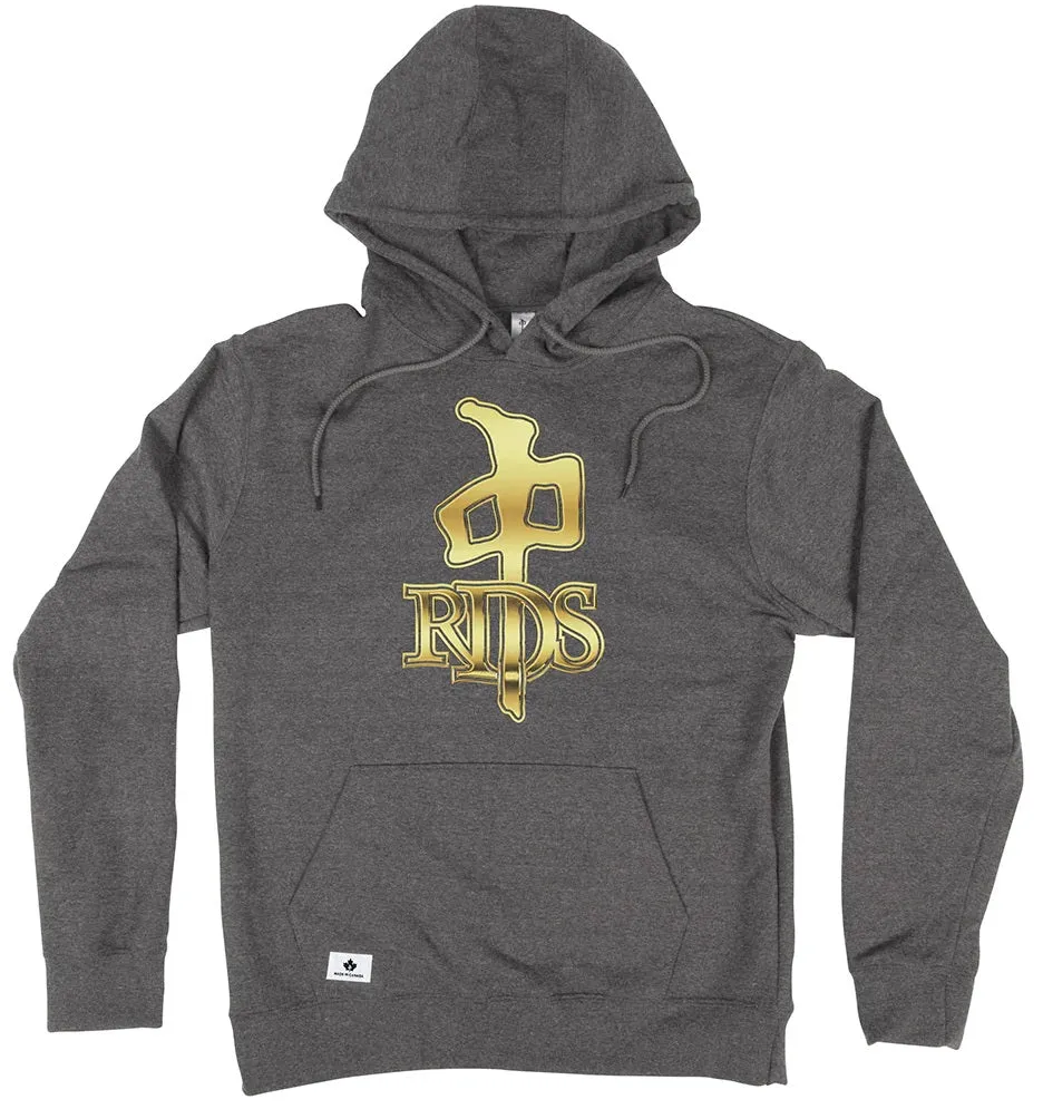 RDS Solid Gold Hoodie, Charcoal