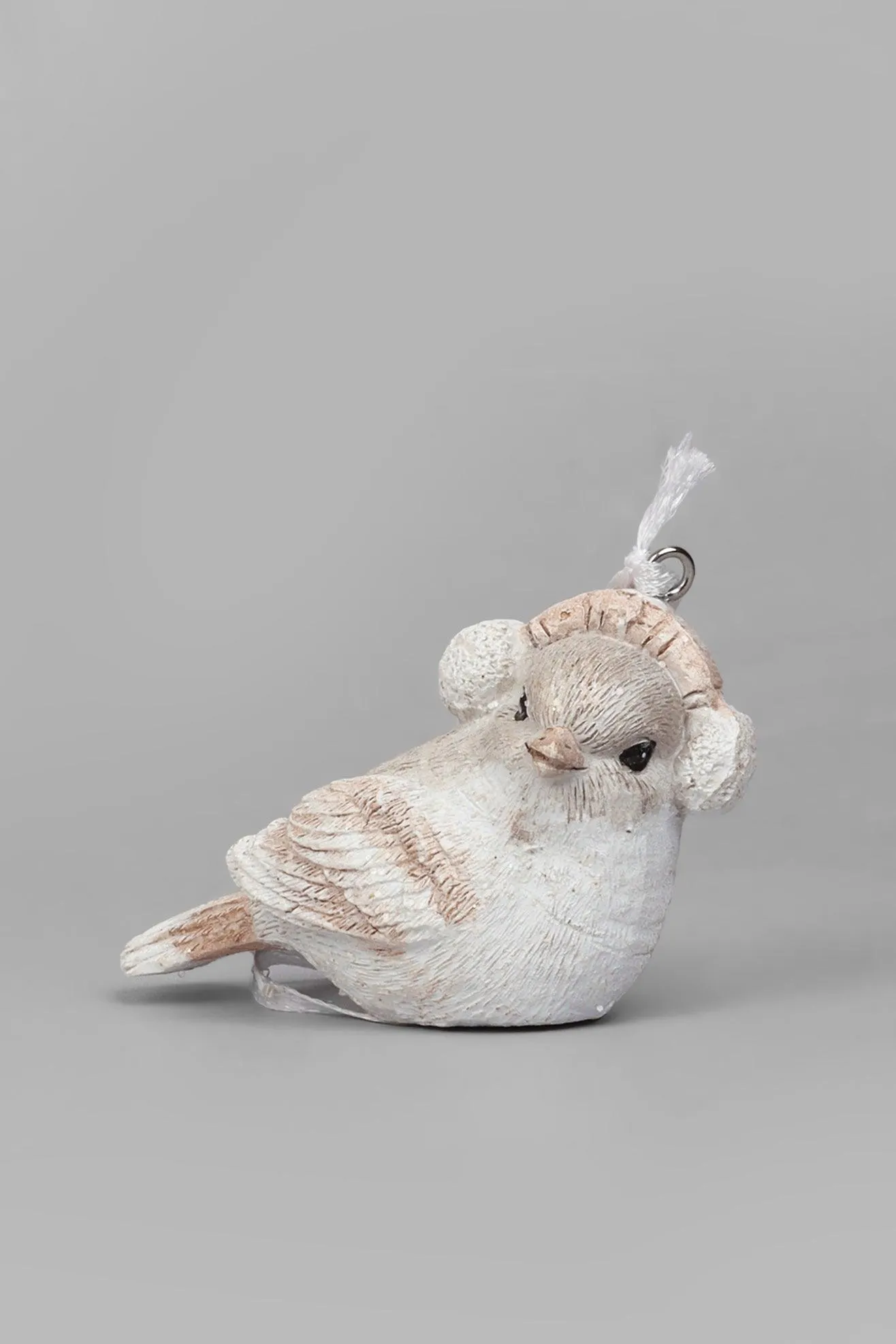 Set of 3 Festive Birds With Hats Christmas Tree Decorations
